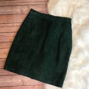 International Leather Collection Suede Skirt